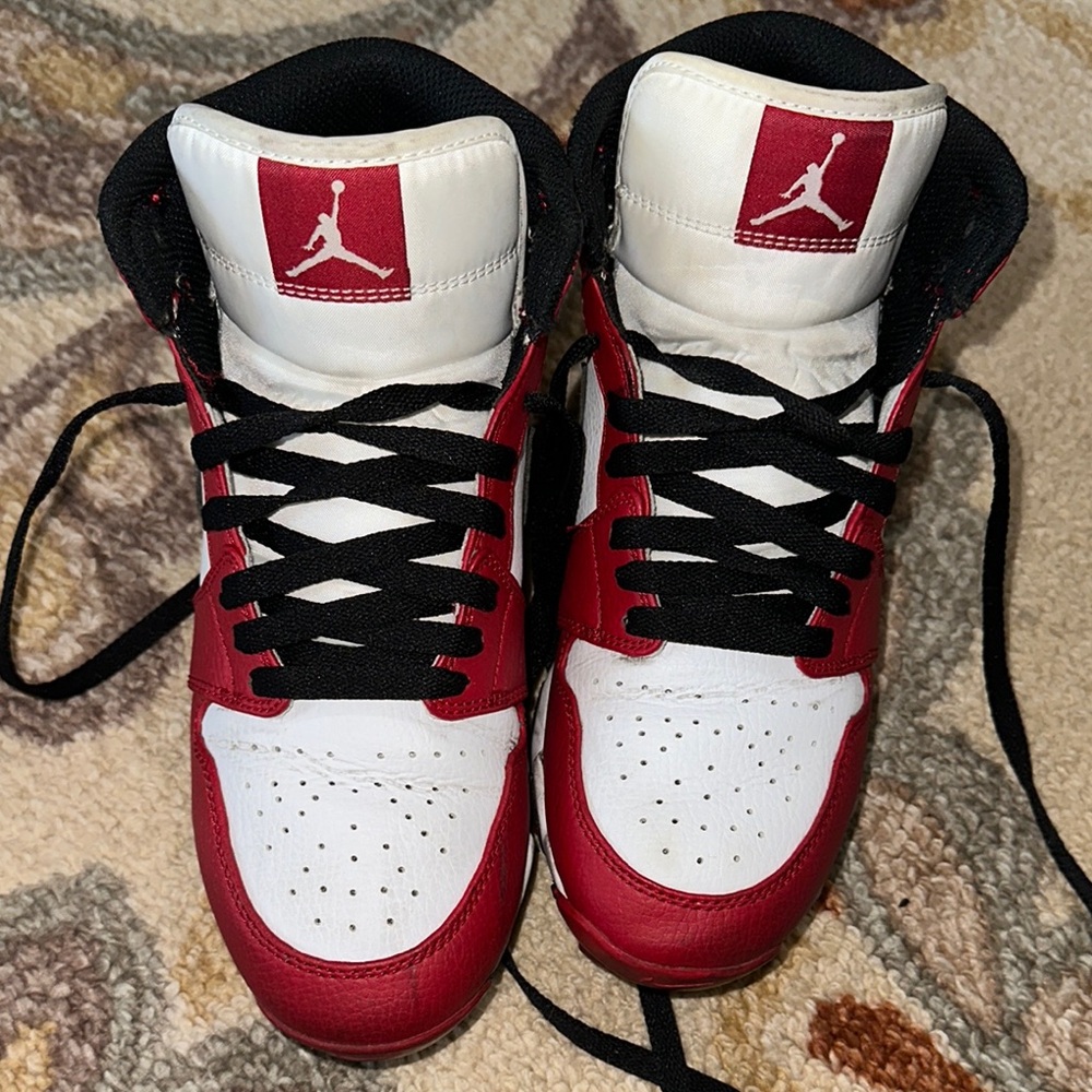 Kids Red and White Sneakers